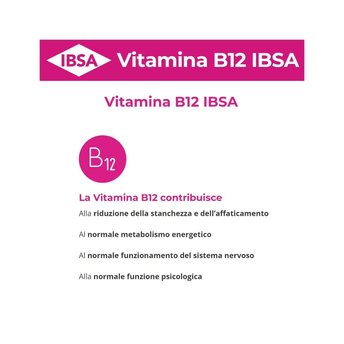 Ibsa Vitamina B12 30 Film Orali: Integratore Energetico Quotidiano-4