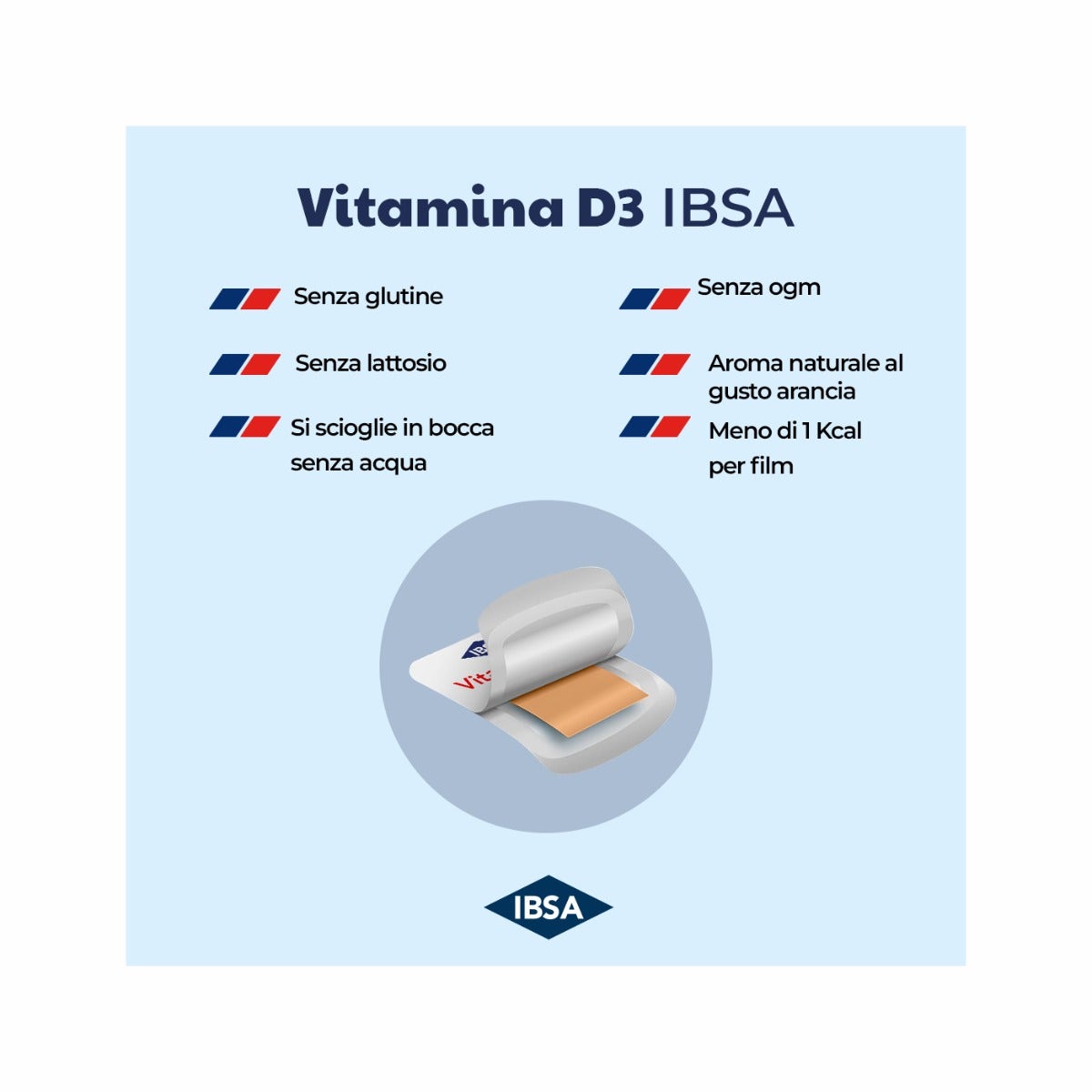 Ibsa Vitamina D3 1000UI 30 Film Orodispersibili-6