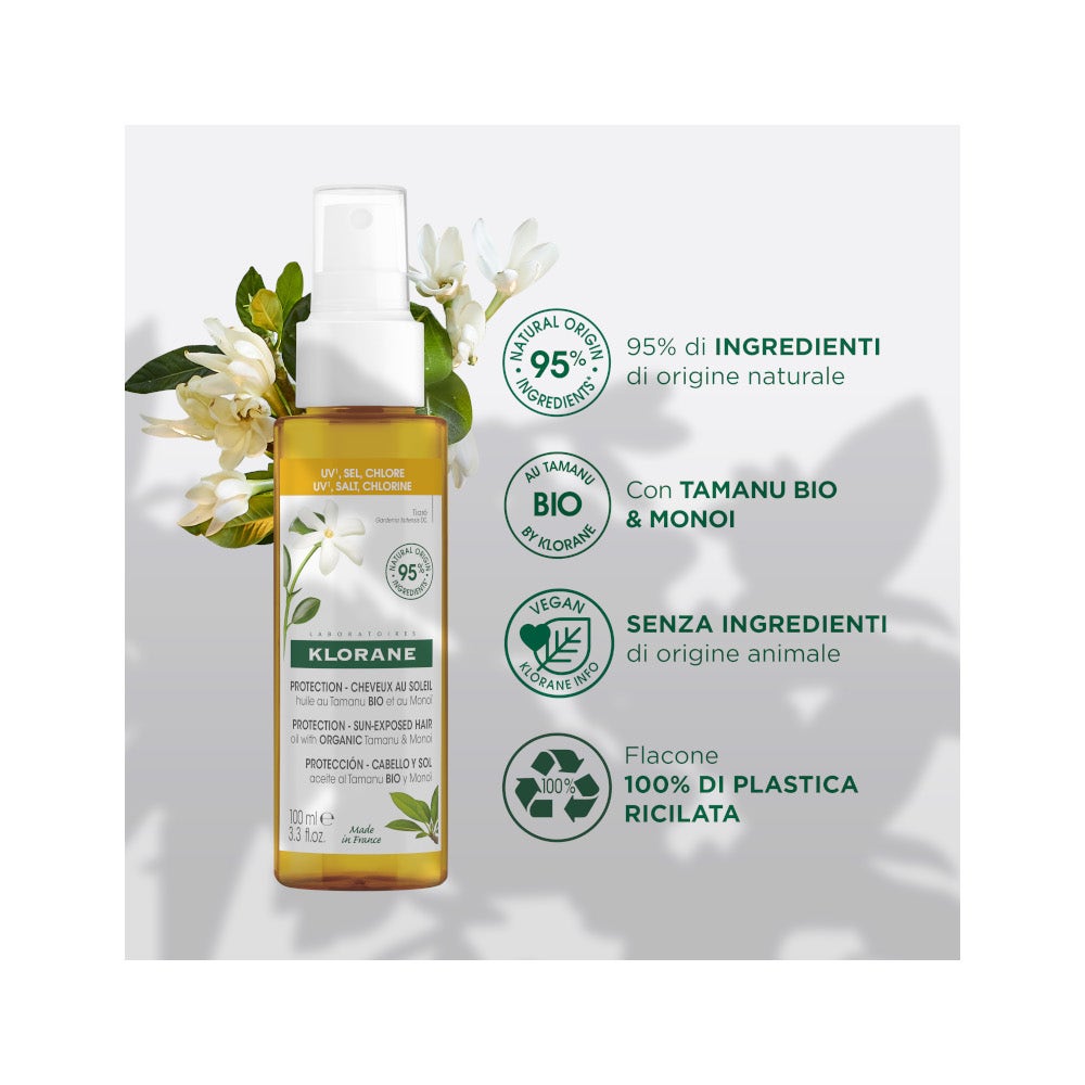 Klorane Olio al Tamanu Bio E Monoï 100ml-4