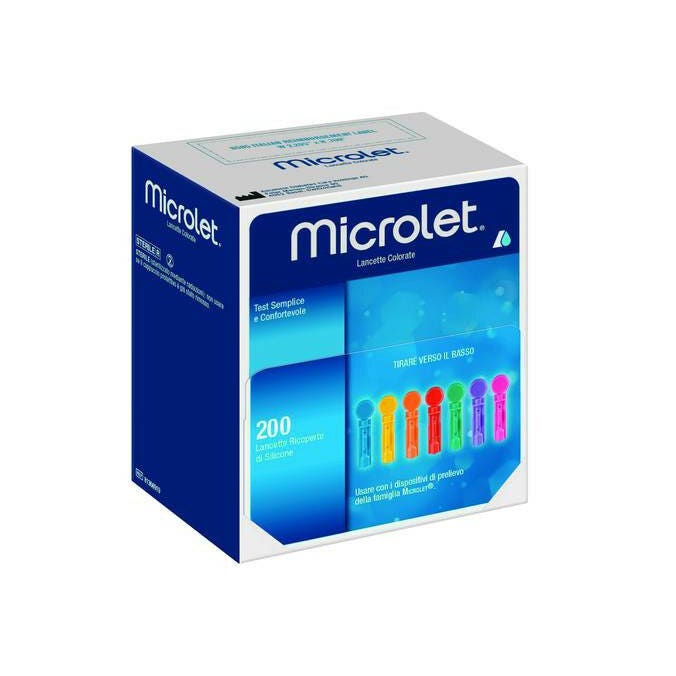Lancette Pungidito Per Apparecchio Microlet Lancets 200 Pezzi-1