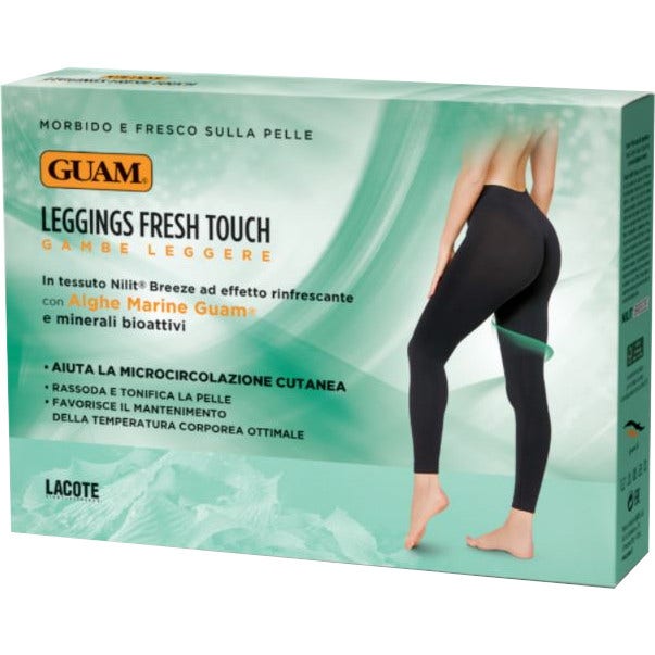 Guam Leggings Fresh Touch Gambe Leggere L/XL 46-50 1 Pezzo Nero  - 1