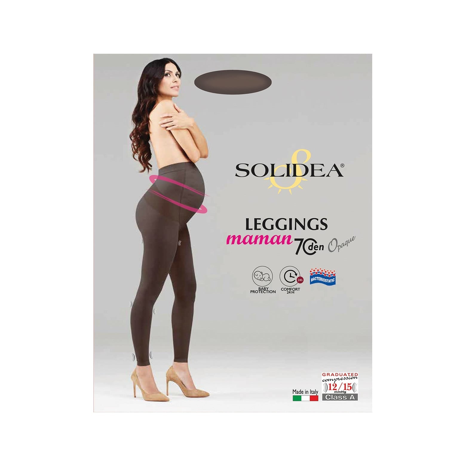 Solidea Leggins Maman 70 Den Nero Taglia ML  - 1