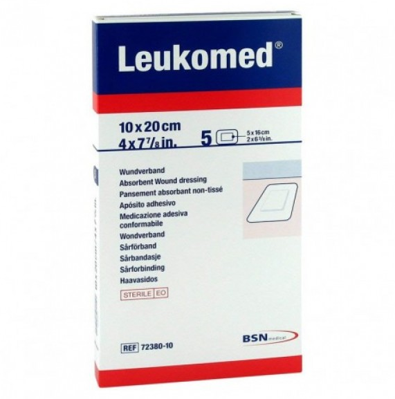 Leukomed Medicazione Post-Operatoria TNT 10x20cm 5 Pezzi-1