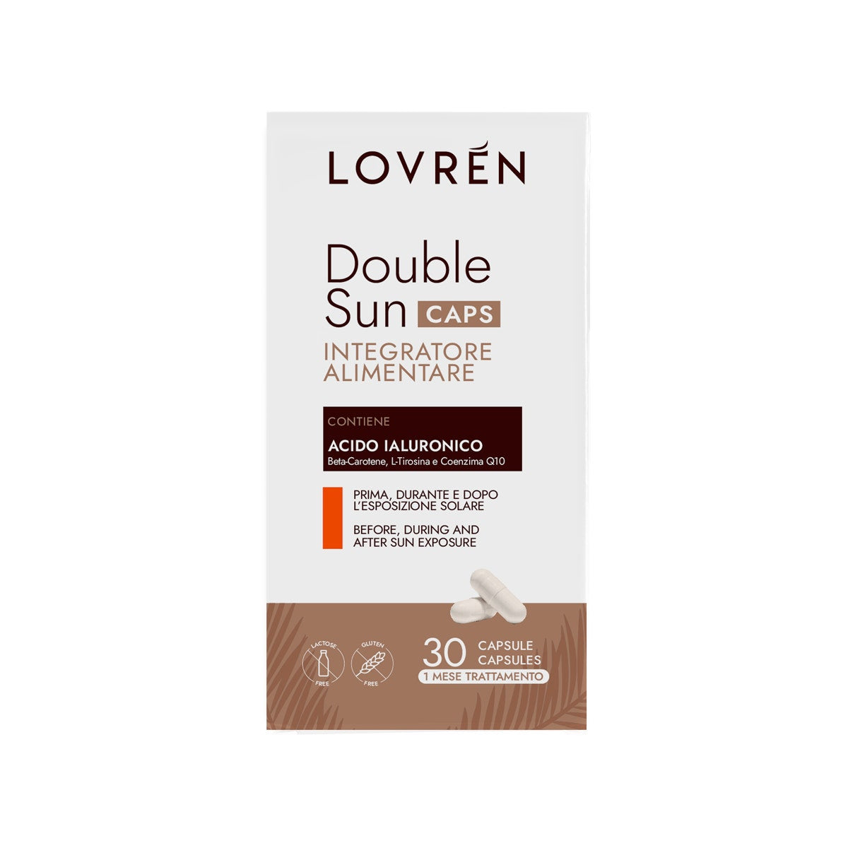 Lovren Double Sun Caps Integratore Alimentare 30 Capsule-1
