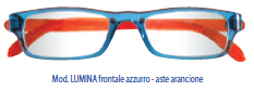 Lumina Occhiale Azzurro/Arancio Diottrie +1,50  - 1