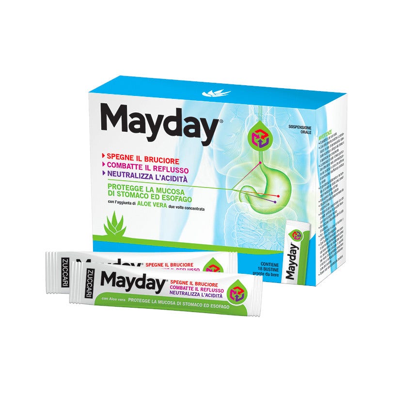 Mayday Sospensione Uso Orale Menta 24 Bustine 10ml  - 1