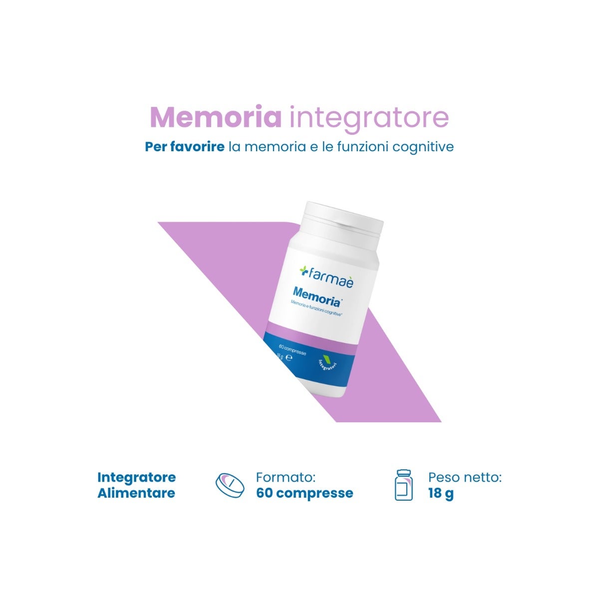 Farmaè Memoria Integratore 60 Compresse-5