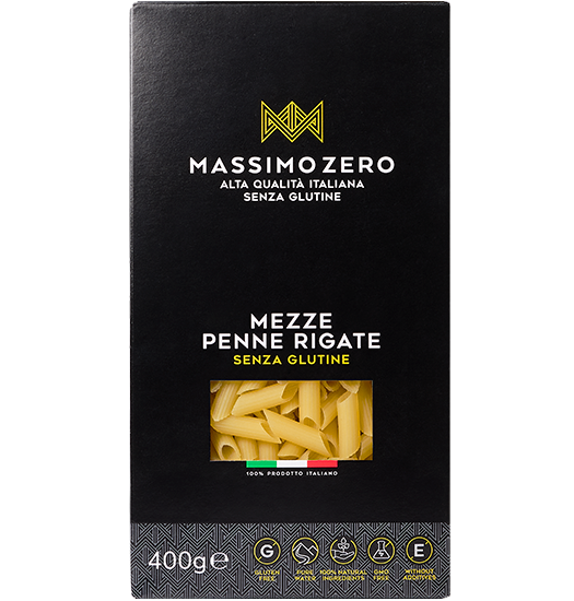 Massimo Zero Mezze Penne Rigate Senza Glutine 400g  - 2