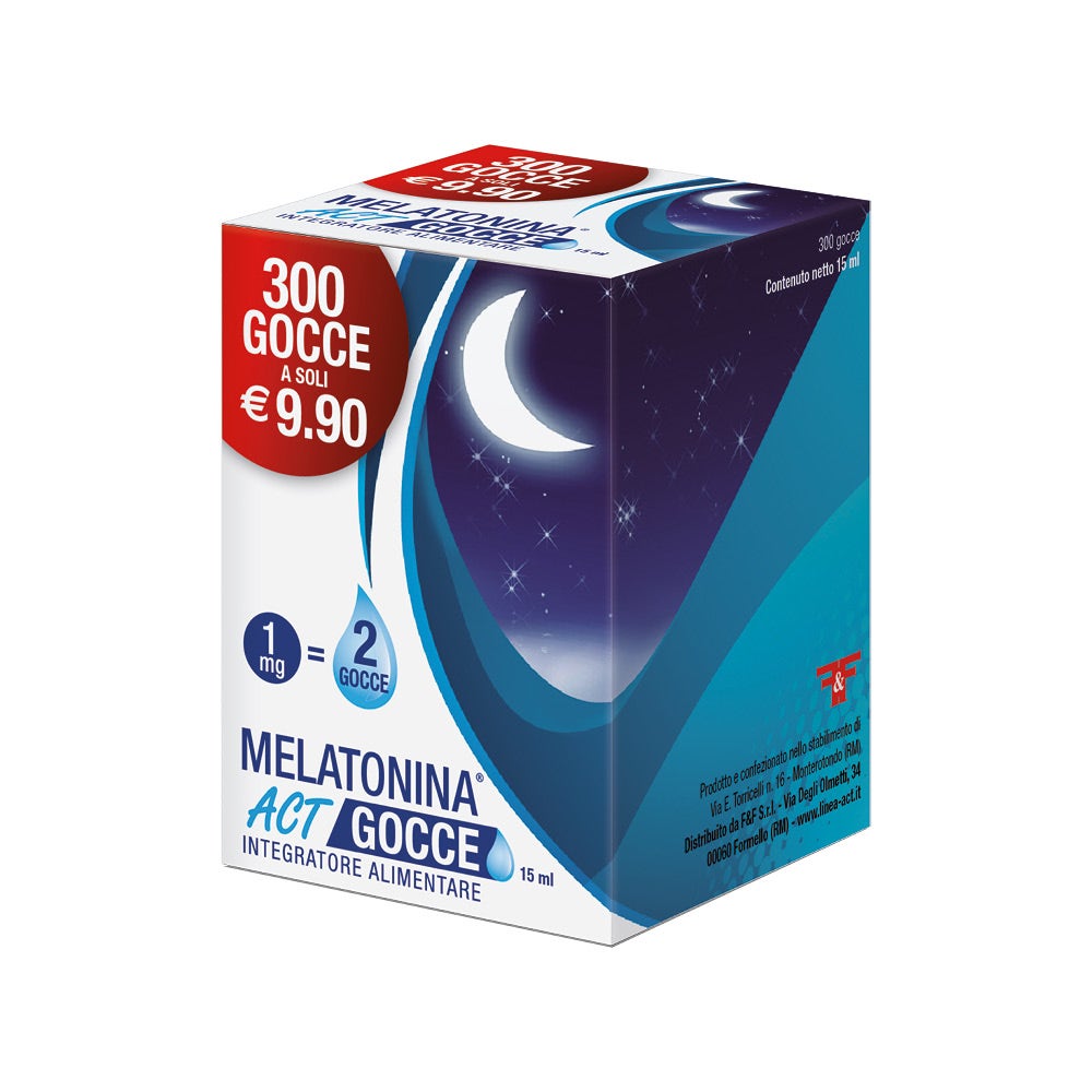 Melatonina Act Gocce 15ml-5