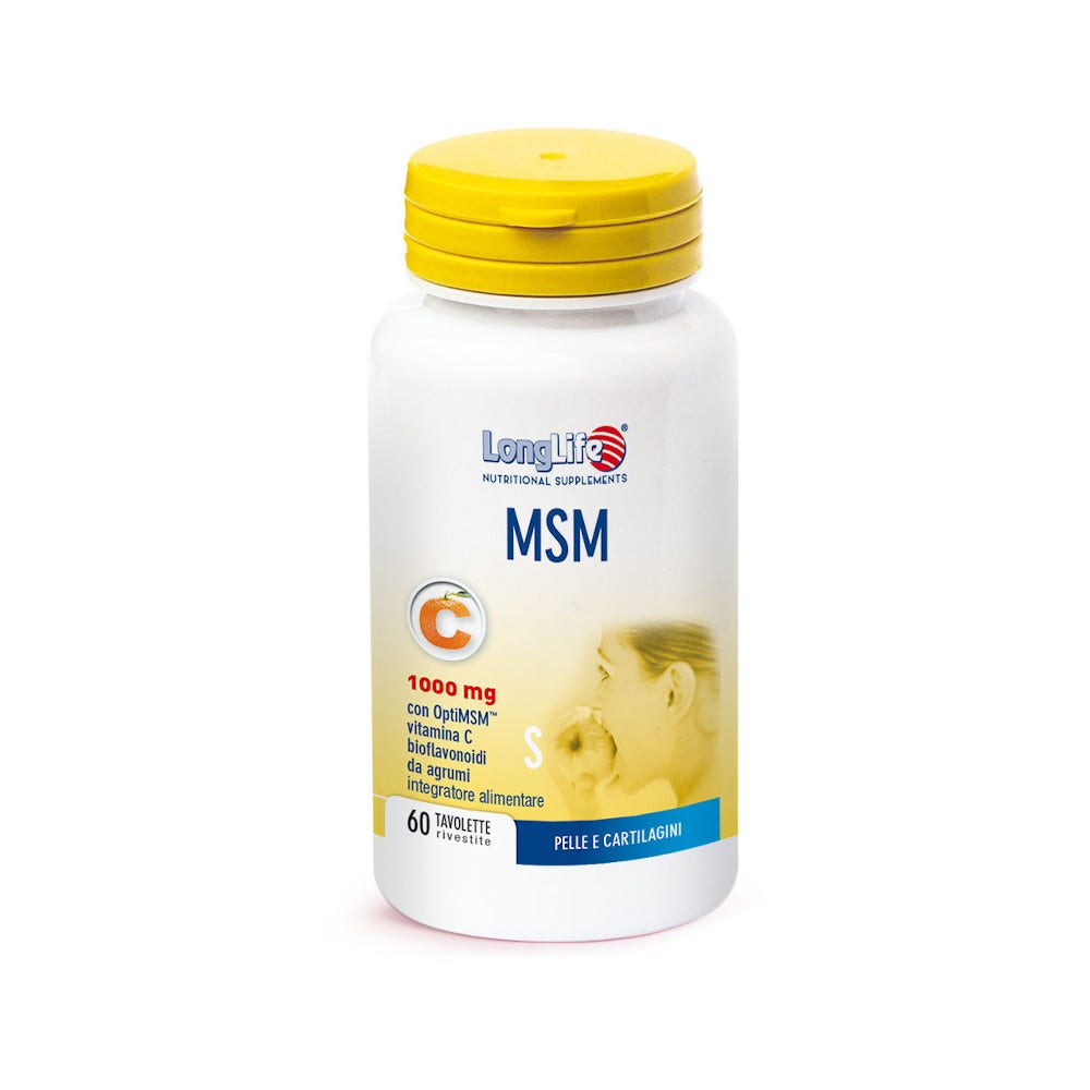 Longlife MSM 1000mg 60 Tavolette  - 3