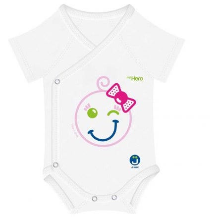 J Bimbi Body My Hero Bio Cotton 4 Season 44-62cm Wink&Smile Bimba  - 2
