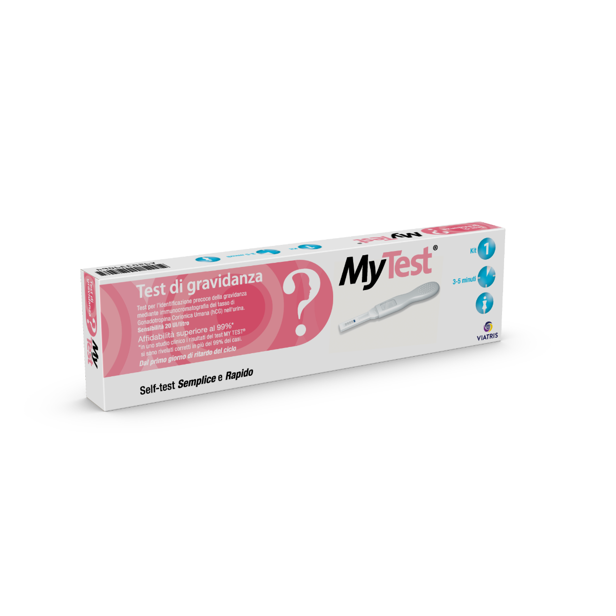 My Test Test Gravidanza Rapido HCG 1 Pezzo-2