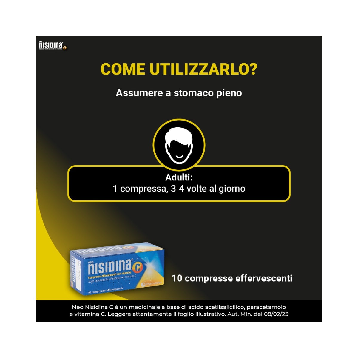 Neonisidina C 10 Compresse Effervescenti-4