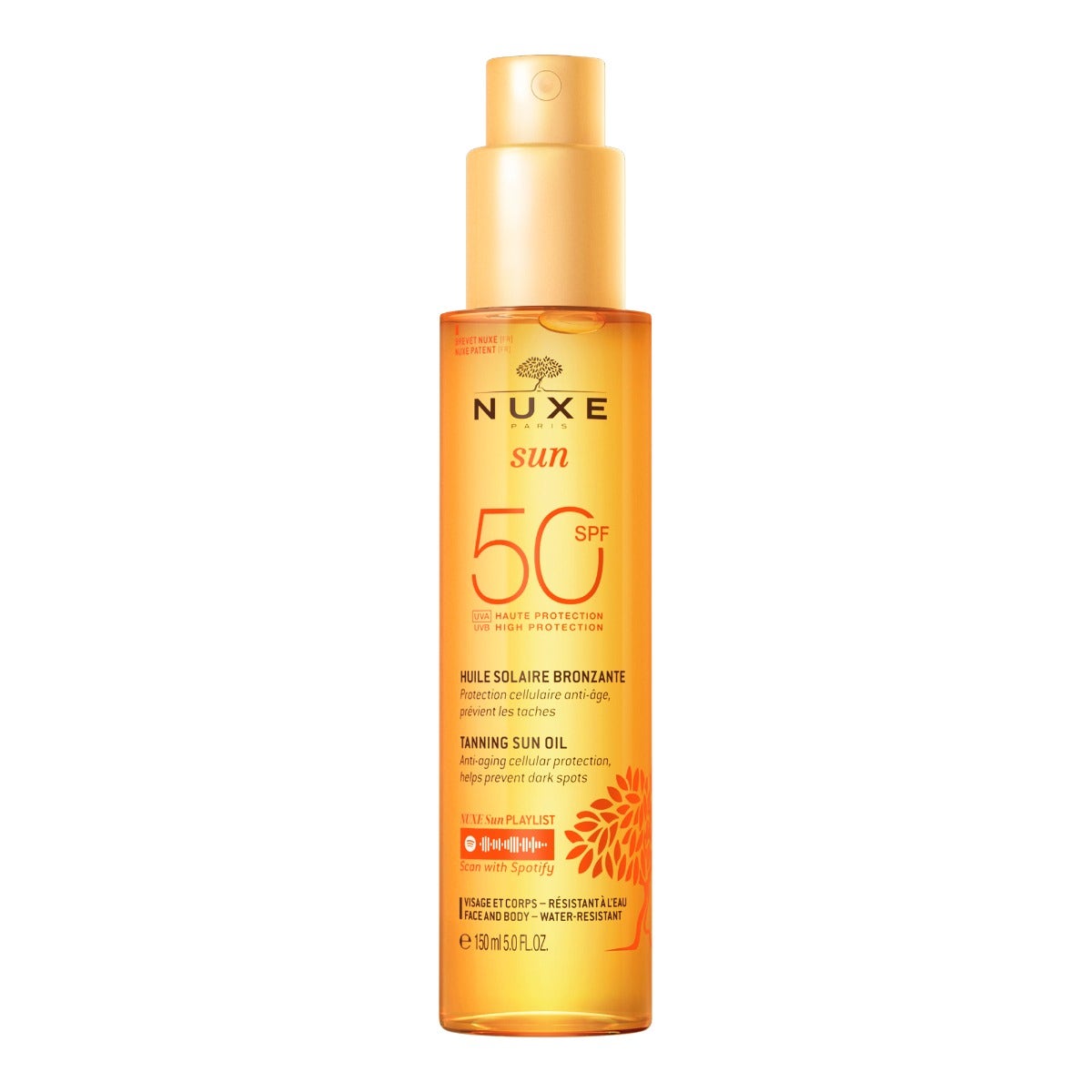 Nuxe Sun Olio Solare Viso E Corpo SPF50 150ml-3