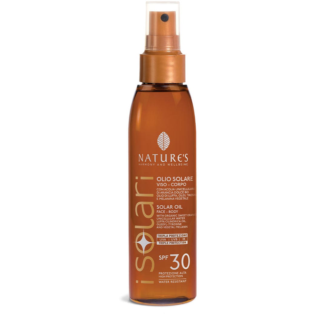 Nature's Solari Olio Solare Viso/Corpo SPF30 150ml-1