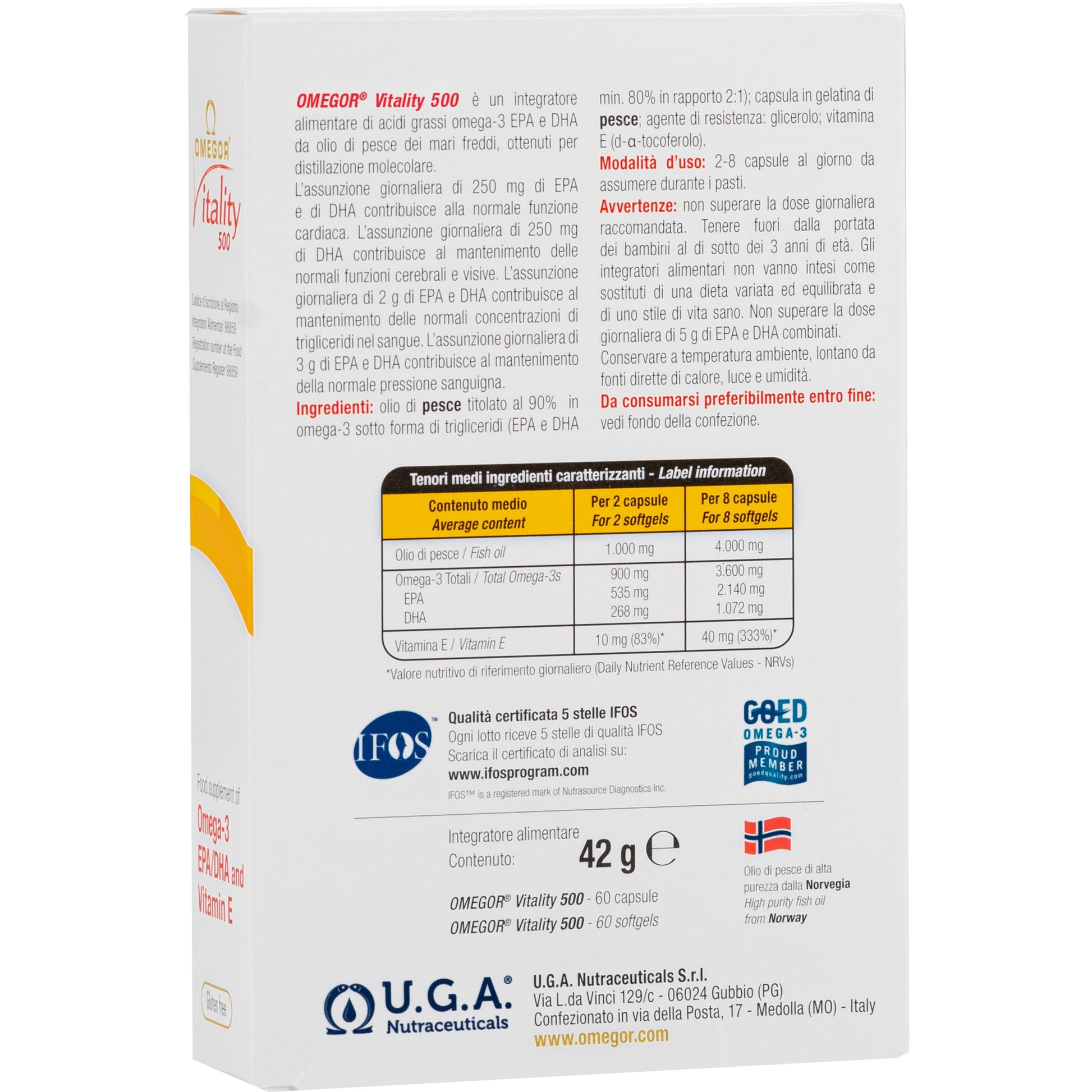Omegor Vitality 500 60 Capsule  - 4