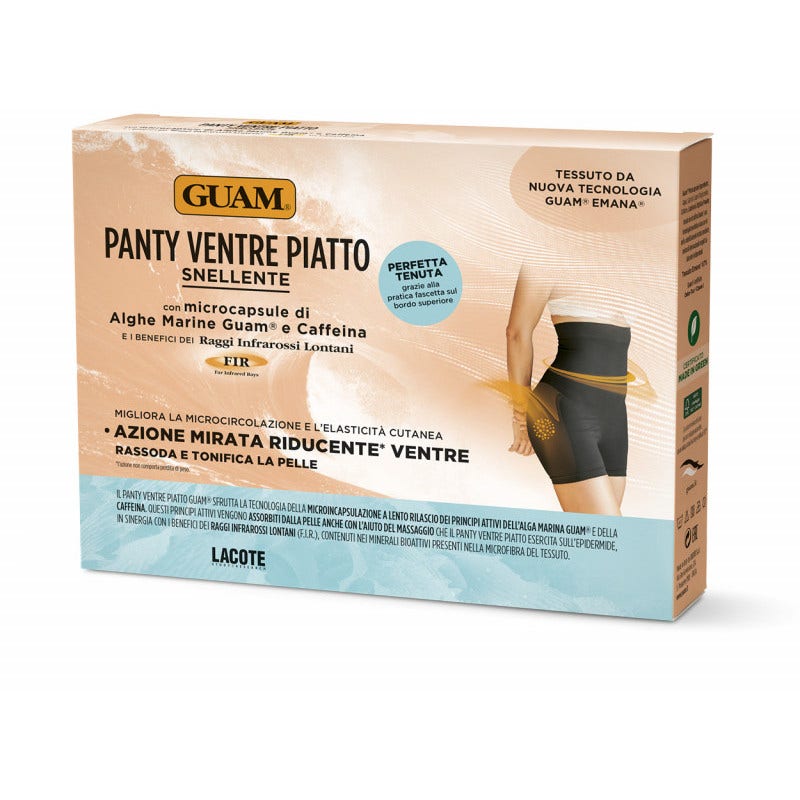 Guam Panty Ventre Piatto Snellente Donna XS-S 38-40 Nero-1