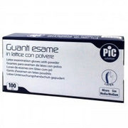Pic Guanto Esame Lattice Con Polvere Misura M 100 Pezzi  - 2