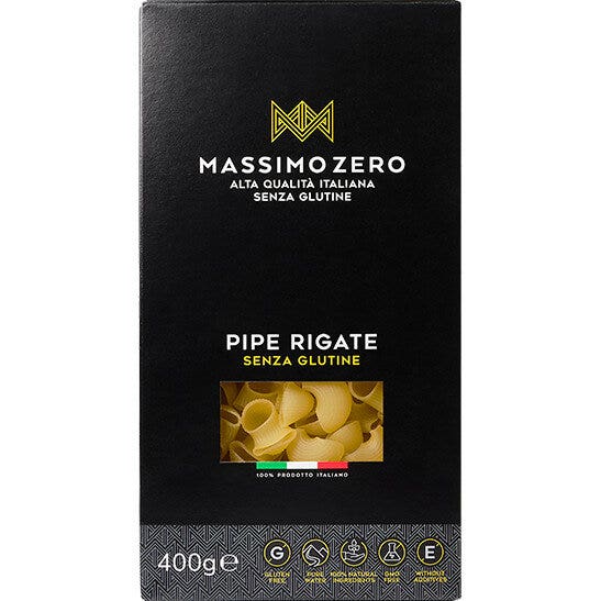 Massimo Zero Pipe Rigate Senza Glutine 400g-3