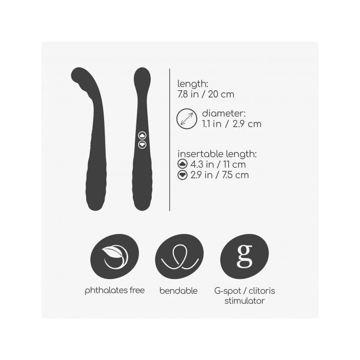 Crushious Pixie Vibratore Doppio-6