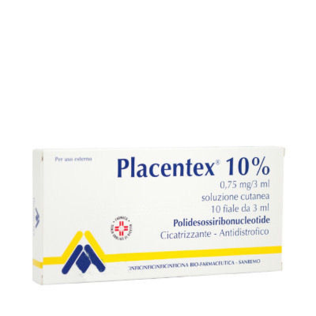 Placentex Soluzione Cutanea 10 Fiale 0,75mg  - 1
