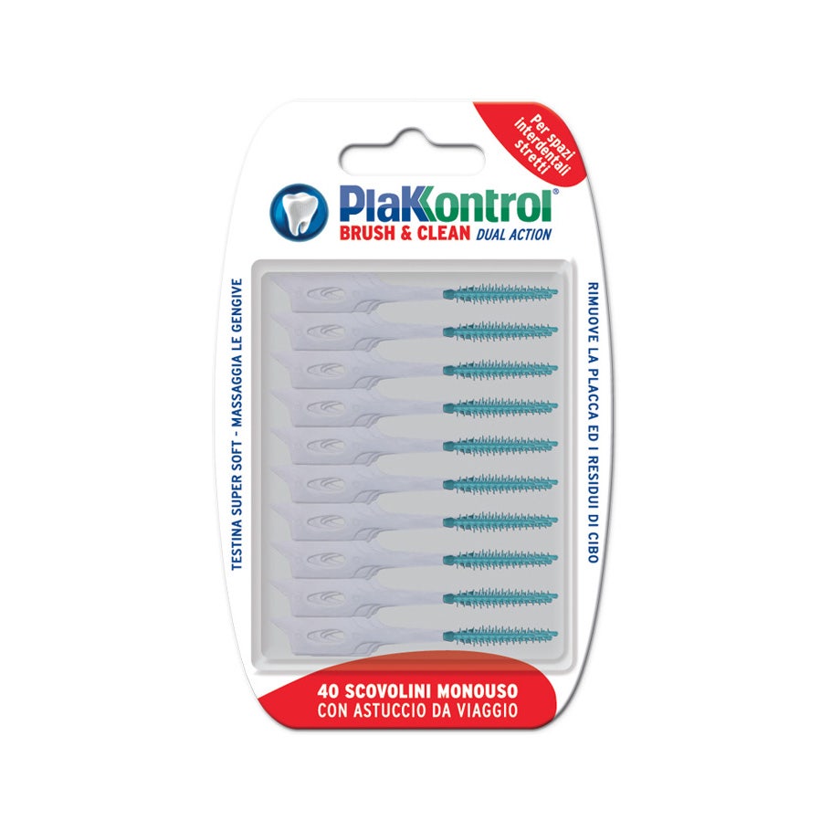 Plakkontrol Brush & Clean Scovolini Spazzi Stretti 40 Pezzi  - 4