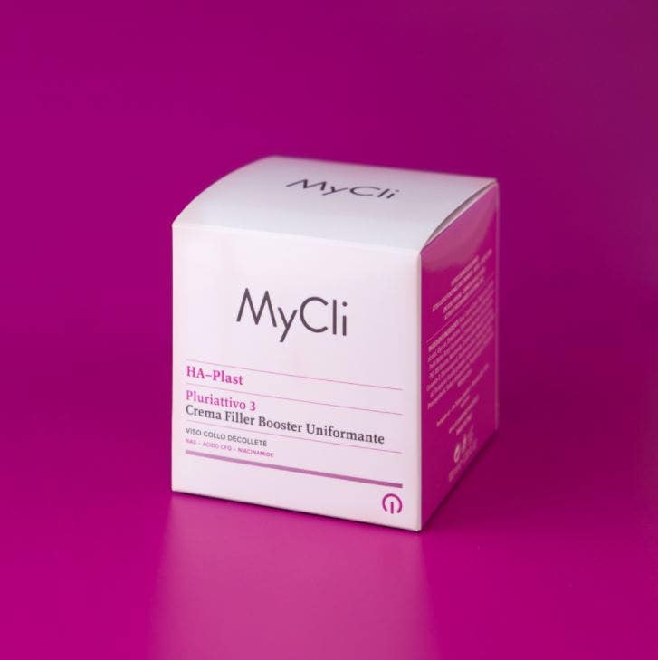 Mycli Ha-Plast Pluriattivo 3 Crema Multicorrettiva Filler Booster Uniformante Viso 100ml - 2