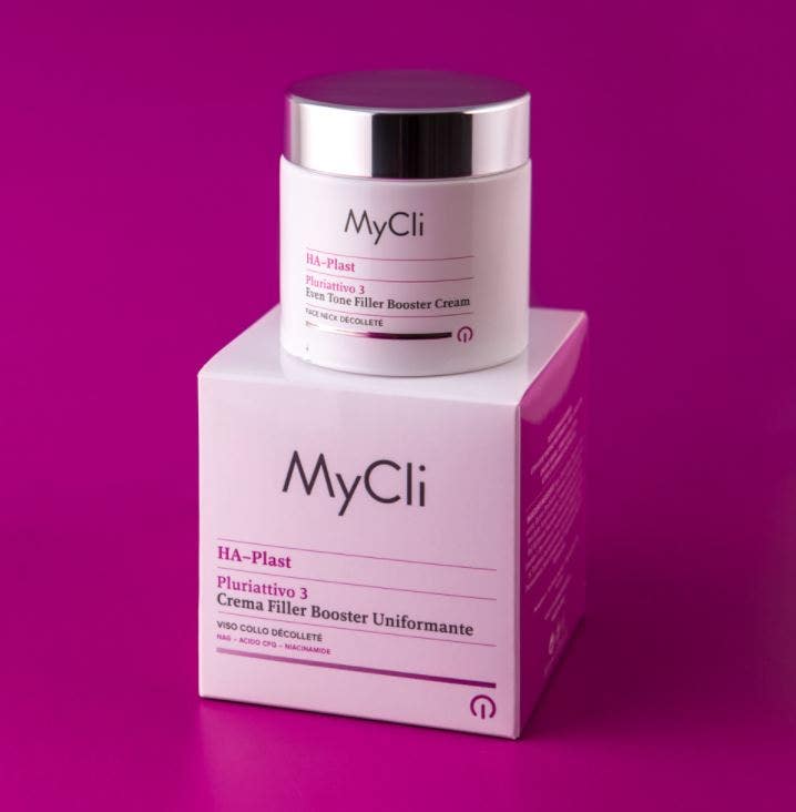 Mycli Ha-Plast Pluriattivo 3 Crema Multicorrettiva Filler Booster Uniformante Viso 100ml - 3