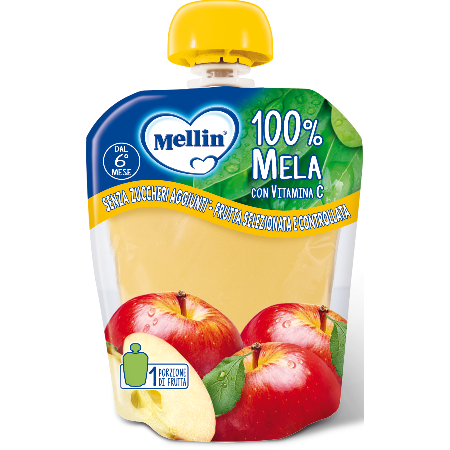 Mellin Pouch Mela 90g 6Mesi+  - 2