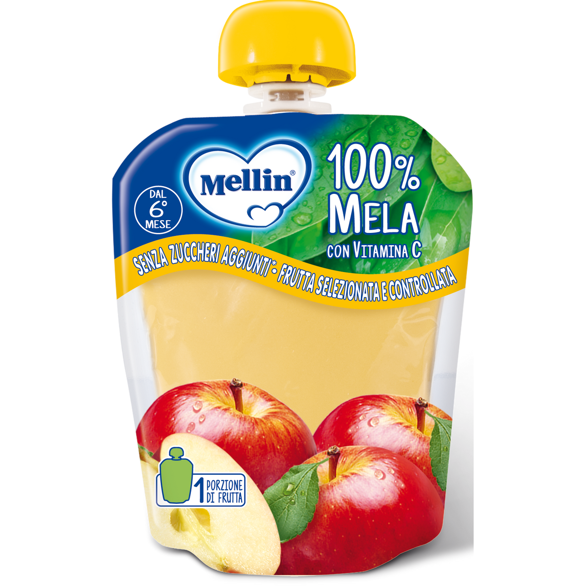 Mellin Pouch Mela 90g 6Mesi+  - 2