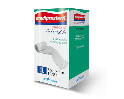 MediPresteril Benda Garza 12/8 7x5 cm  - 3