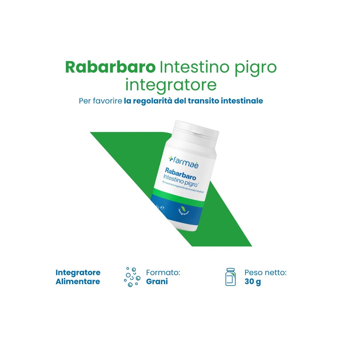 Farmaè Rabarbaro Intestino Pigro Integratore In Grani 30g-5