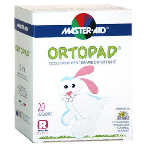 Cerotto Oculare Ortottica Ortopad Bianco Regular 20 Pezzi  - 3