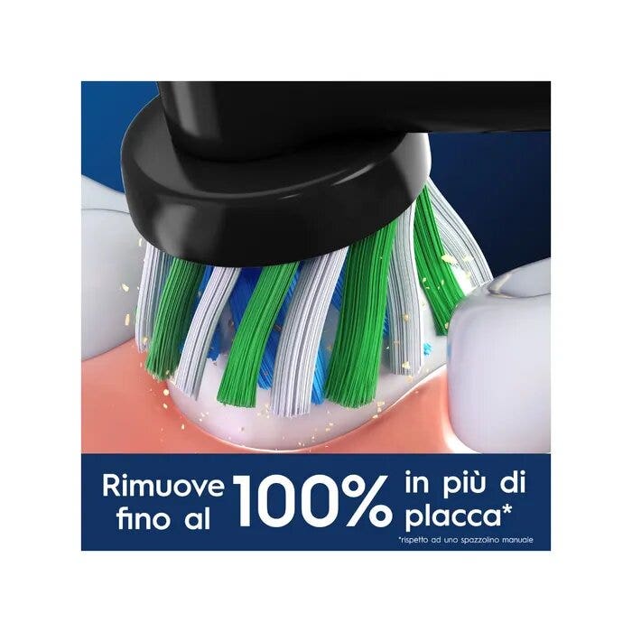 Oral-B Testine Di Ricambio Pro Cross Action Black 3 Pezzi-13