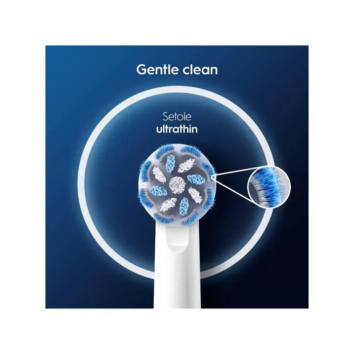 Oral-B Power Refill EB60-3 Sensitive Clean 3 Testine Di Ricambio -19