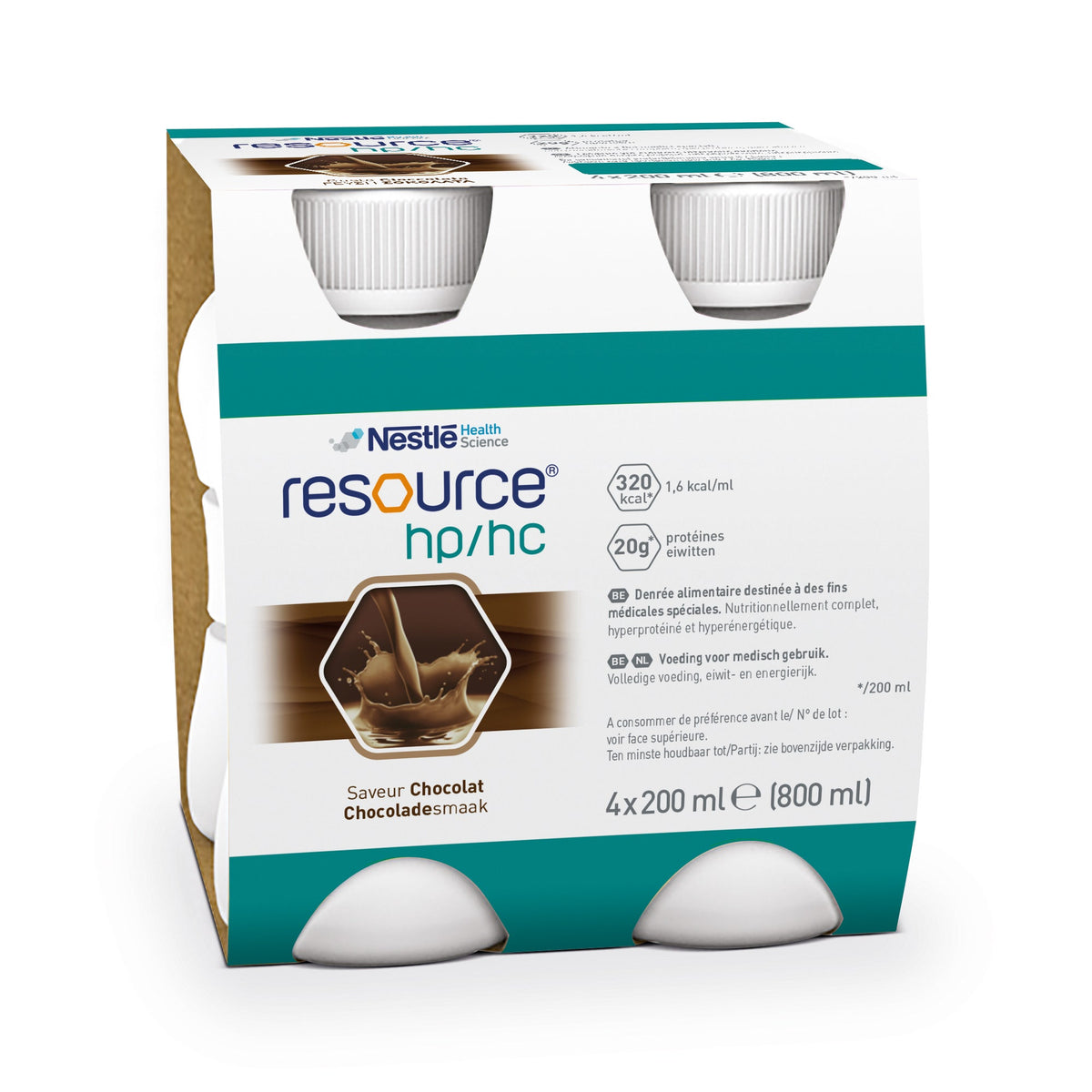 Resource HP/HC Cioccolato 4x200ml  - 2