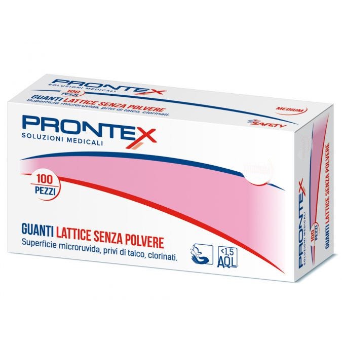 Guanto Prontex Lattice Senza Amido Misura Media 100 Pezzi  - 3