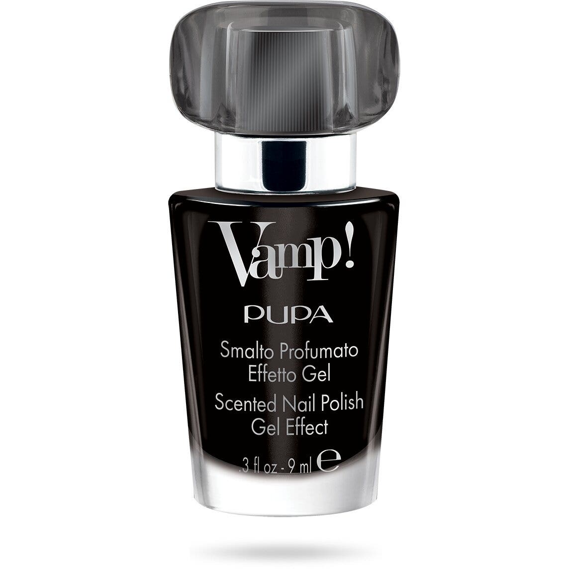 Pupa Vamp! Smalto Profumato Effetto Gel 305 Rock Black-1
