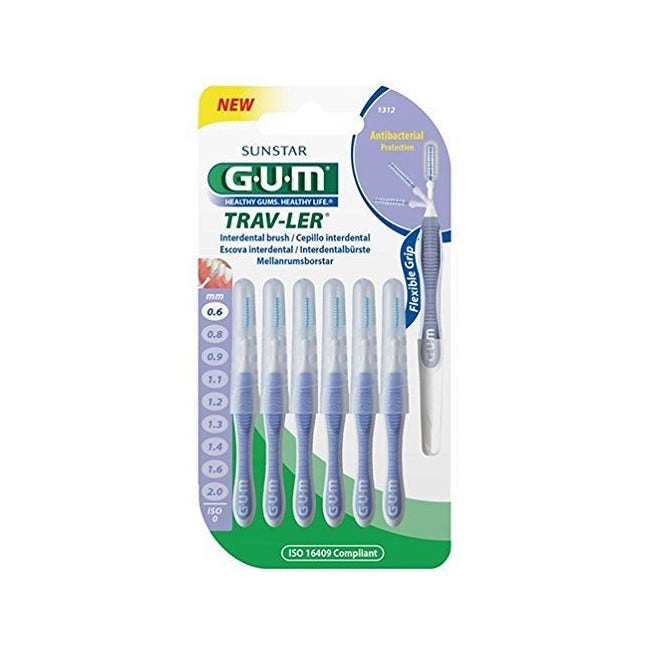 Gum Trav-Ler 0,6 Scovolino Pro 6 Pezzi  - 3