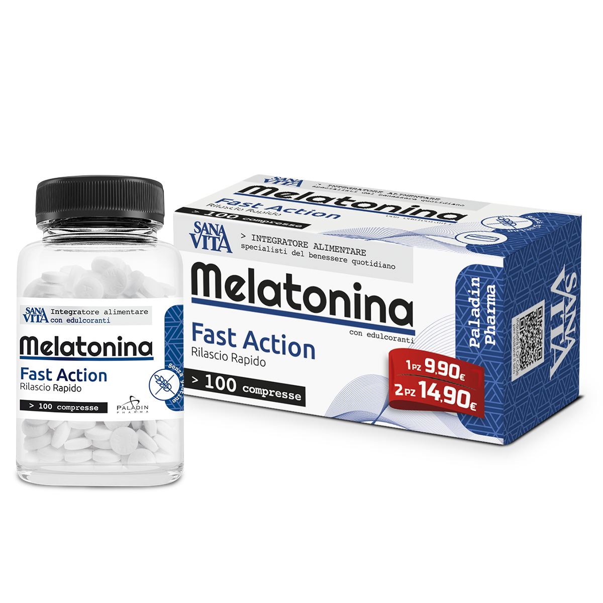 Sanavita Melatonina 100 Compresse  - 2