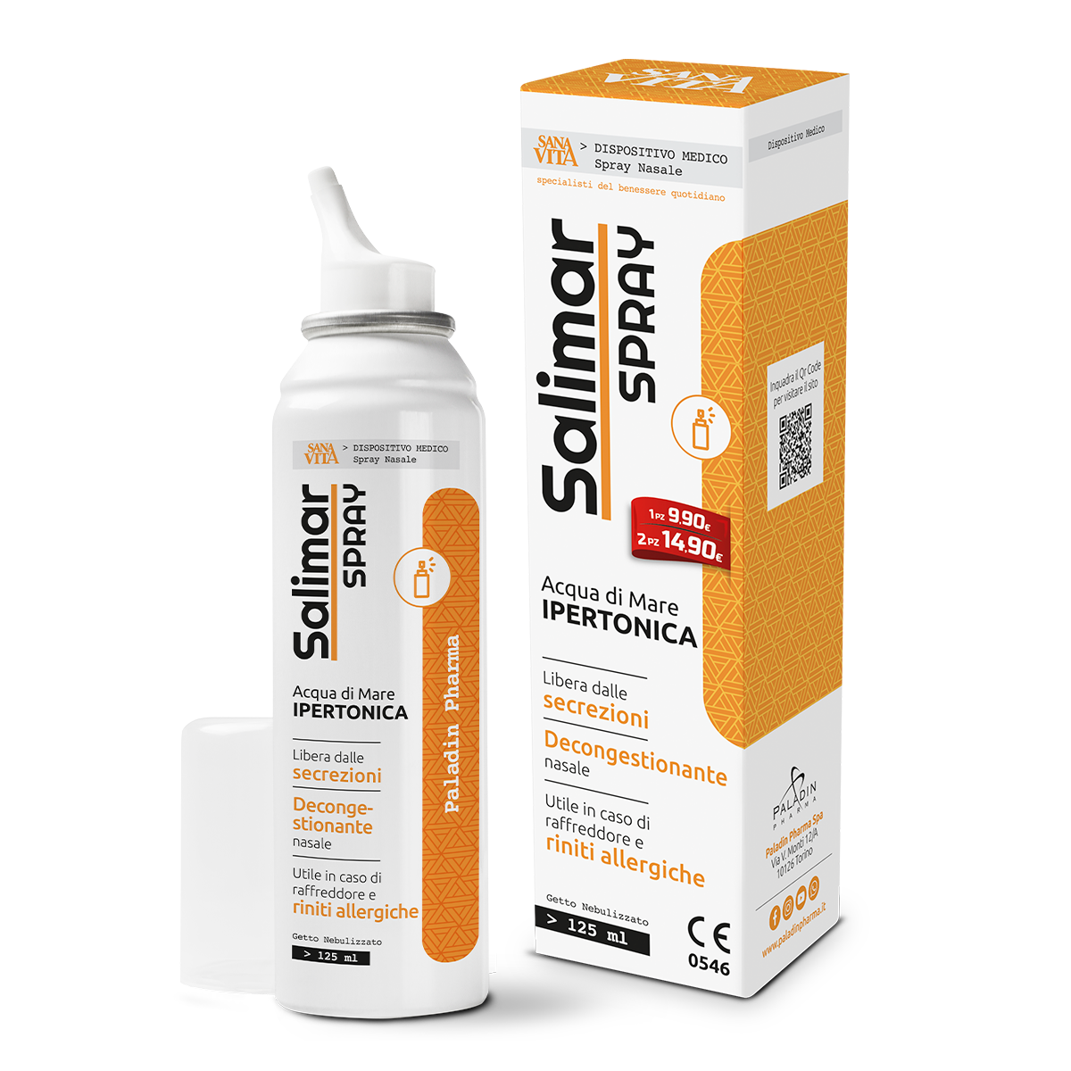 Sanavita Salimar Soluzione Ipertonica125ml  - 2