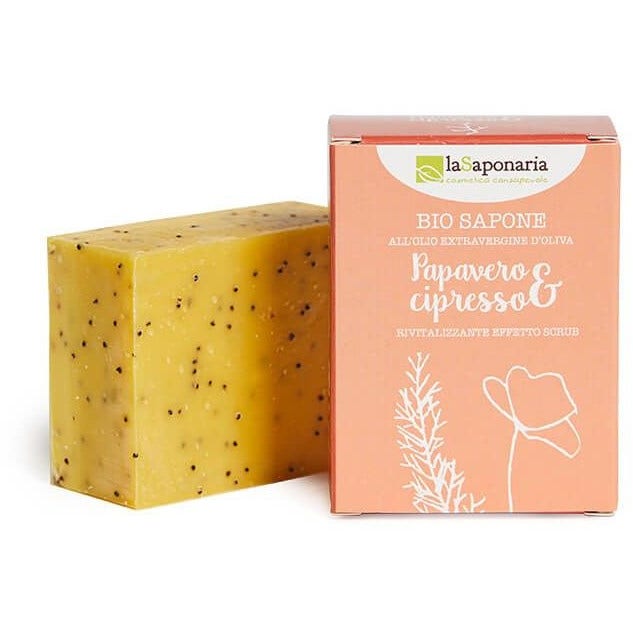 La Saponaria Bio Sapone Papavero/Cipresso 100g  - 1