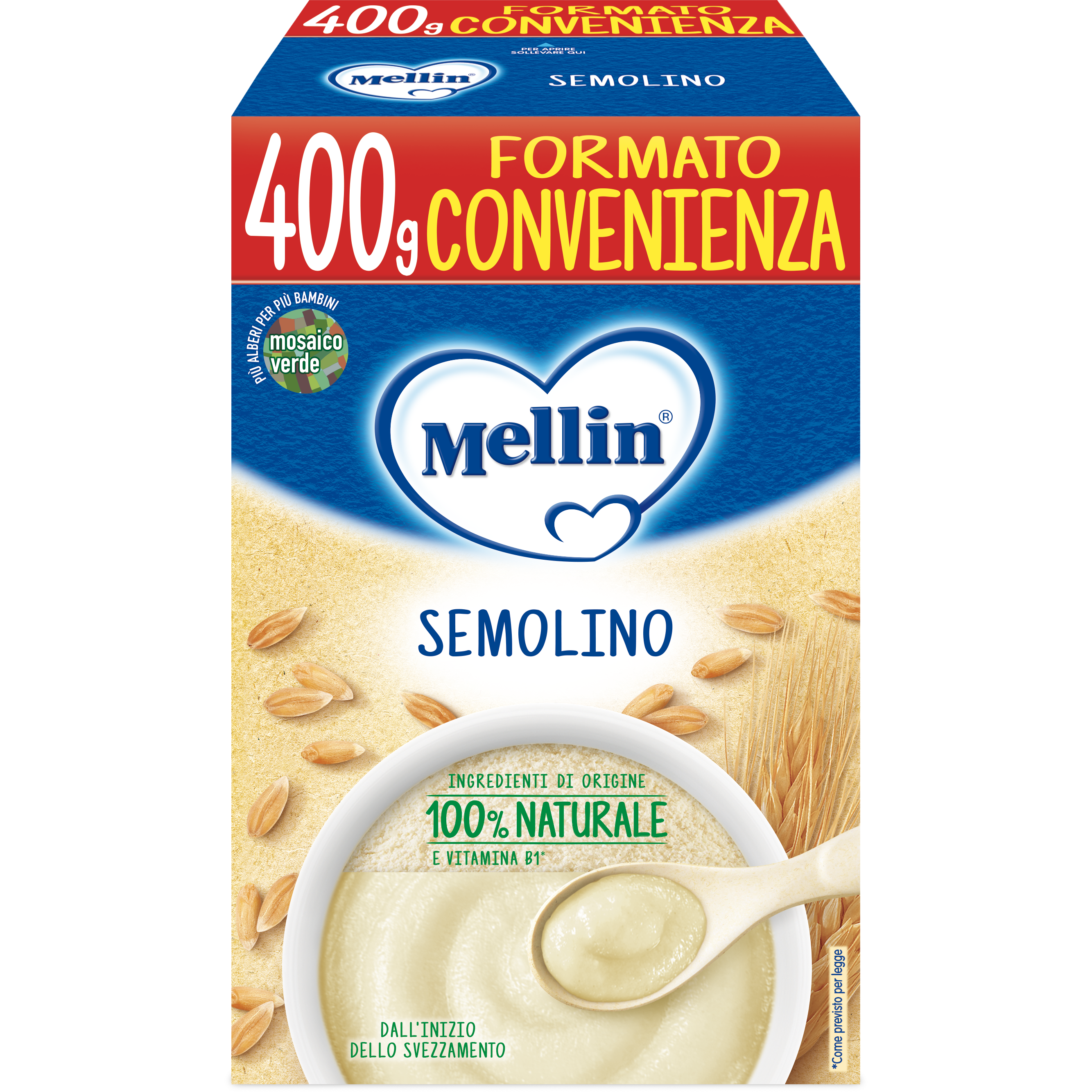 Mellin Crema Semolino 400g 4Mesi+  - 3
