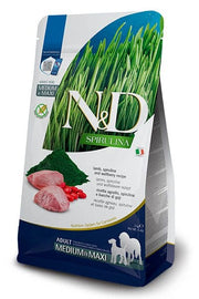 Farmina N&D Dog Medium & Maxi Spirulina Lamb Per Cani Adulti 2kg-1