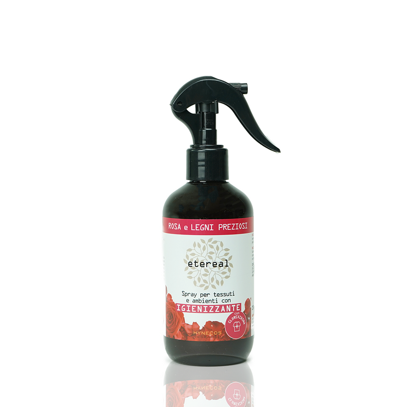 Etereal Spray Per Tessuti E Ambienti Igienizzante Rosa E Legni Preziosi 250ml-1