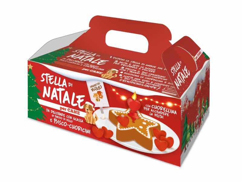 STELLA DI NATALE CANE GR117-1