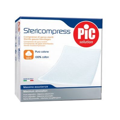 Pic Stericompress Compresse Garza Sterili 18x40cm 12 Pezzi  - 2