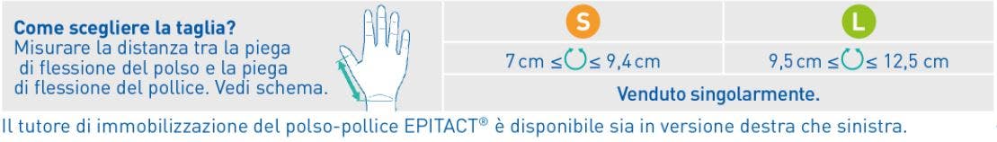 Epitact Tutore Di Immobilizzazione Pollice Mano Destra Taglia S-5
