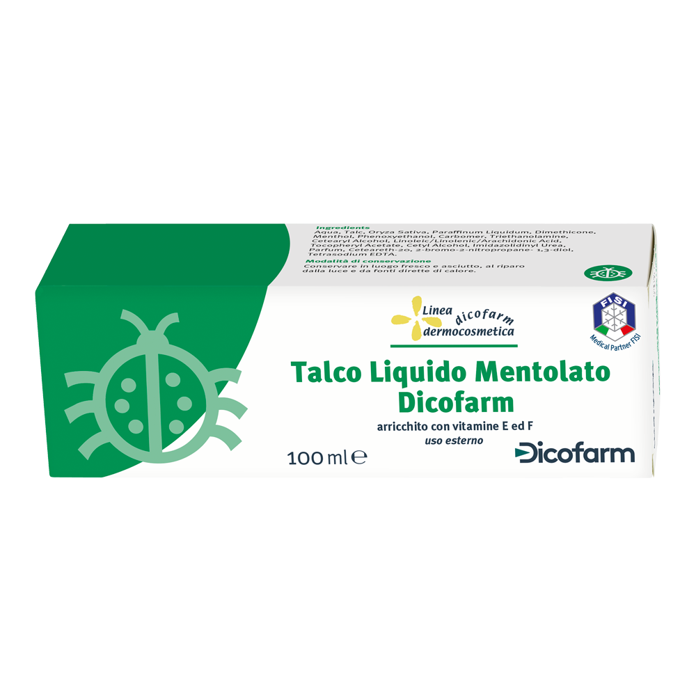 Dicofarm Talco Liquido Mentolo  - 3