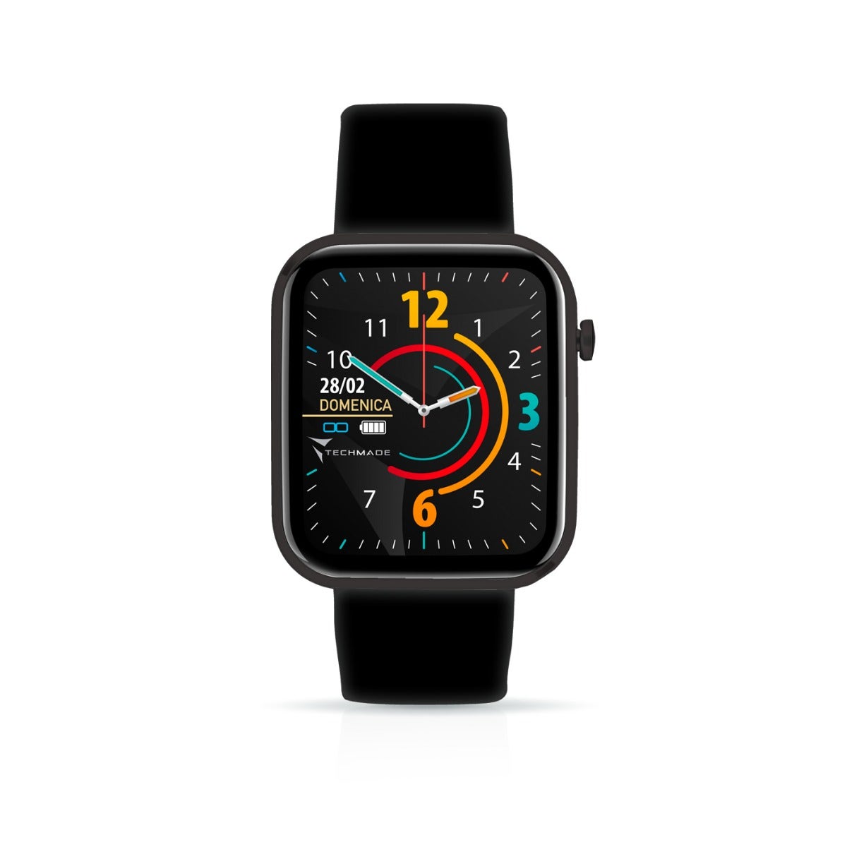Techmade Have Smartwatch Con Frame In Alluminio 1,68" Full Black-2